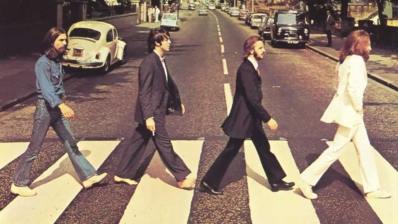 Official cover for the Beatles album Abbey Road.